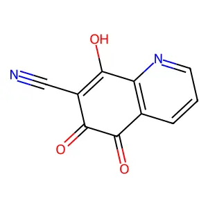 5,8-Dihydro-6-hydroxy-5,8-dioxo-7-quinolinecarbonitrile structure