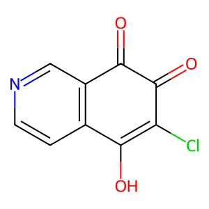 6-Chloro-7-hydroxy-5,8-isoquinolinedione structure