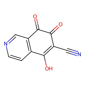 7-Hydroxy-5,8-dioxo-5,8-dihydroisoquinoline-6-carbonitrile structure