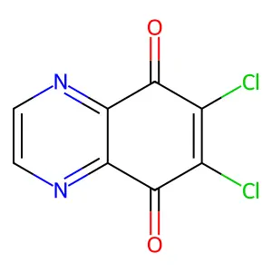 6,7-Dichloroquinoxaline-5,8-dione structure