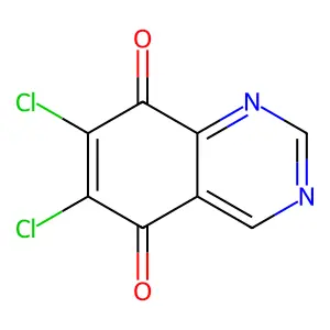 5,8-Quinazolinedione, 6,7-dichloro- structure