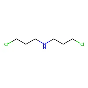 Bis(3-chloropropyl)amine structure
