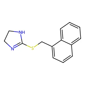 2-(naphthalen-1-ylmethylsulfanyl)-4,5-dihydro-1H-imidazole structure