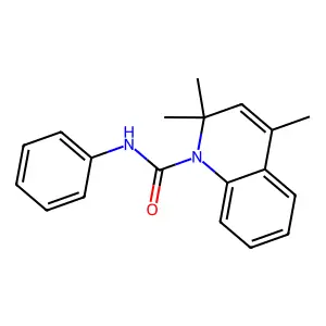 2,2,4-trimethyl-N-phenylquinoline-1(2H)-carboxamide structure