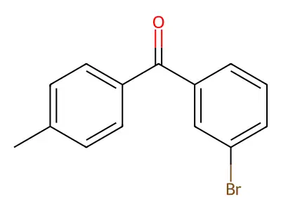 (3-Bromophenyl)(4-methylphenyl)methanone structure