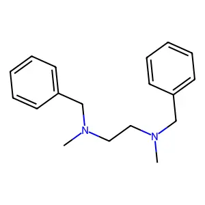 N,N'-Ethylenebis(N-methylbenzylamine) structure
