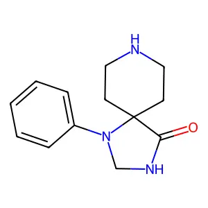 1-Phenyl-1,3,8-triazaspiro(4.5)decan-4-one structure