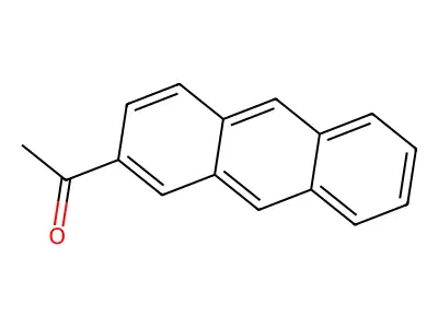 2-Acetylanthracene structure