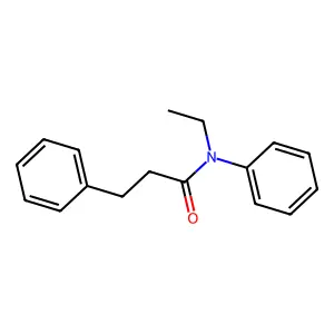 N-乙基-N,3-二苯基丙酰胺 structure