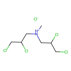 Dipropylamine, N-methyl-2,2',3,3'-tetrachloro-, hydrochloride structure