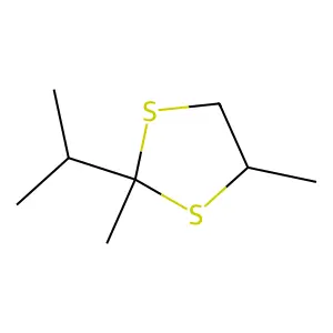 2,4-二甲基-2-异丙基-1,3-二硫戊环 structure