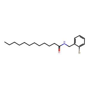N-(邻溴苄基)十二酰胺 structure