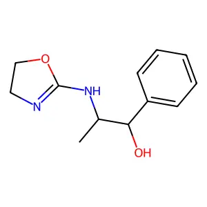 Phenethylamine, beta-hydroxy-alpha-methyl-N-(2-oxazolinyl)- structure