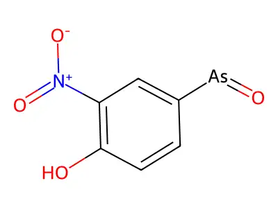 Phenol, 4-arsenoso-2-nitro- structure