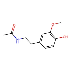 N-[2-(4-Hydroxy-3-methoxyphenyl)ethyl]acetamide structure