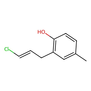 Phenol, 2-(3-chloro-2-propenyl)-4-methyl- structure