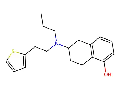 Rotigotine hydrochloride structure
