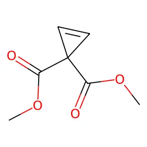 Dimethyl cycloprop-2-ene-1,1-dicarboxylate structure