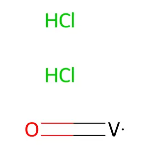 二氯氧钒 structure