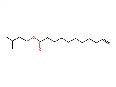 Isopentyl undec-10-enoate structure