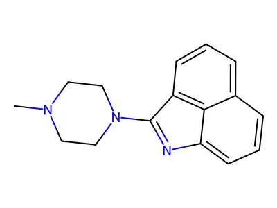 3-(4-methylpiperazin-1-yl)-2-azatricyclo[6.3.1.0,4,12]dodeca-1(12),2,4,6,8,10-hexaene structure