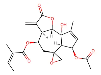 Euparotin acetate structure