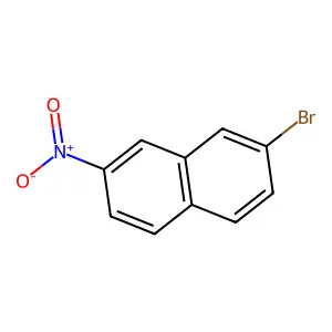 2-Bromo-7-nitronaphthalene structure