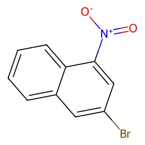 3-Bromo-1-nitronaphthalene structure