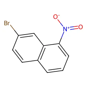 7-Bromo-1-nitronaphthalene structure
