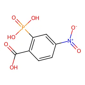 4-硝基-2-膦基苯甲酸 structure
