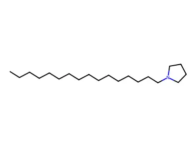 1-Hexadecylpyrrolidine structure