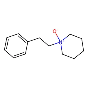 Piperidine, 1-(2-phenylethyl)-, 1-oxide structure