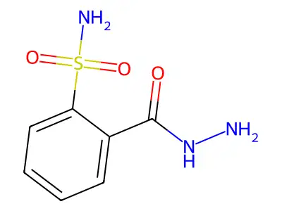 2-(Hydrazinecarbonyl)benzenesulfonamide structure