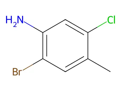 2-Bromo-5-chloro-4-methylaniline structure