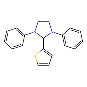 1,3-Diphenyl-2-(thiophen-2-yl)imidazolidine structure