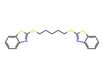 1,5-Bis(benzo[d]thiazol-2-ylthio)pentane structure