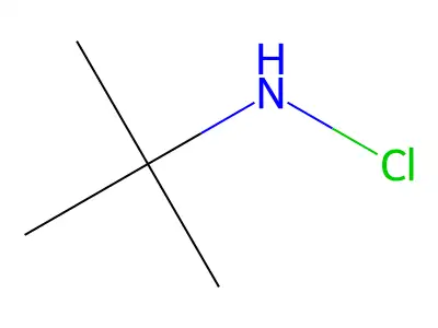 N-氯-2-甲基-2-丙胺 structure