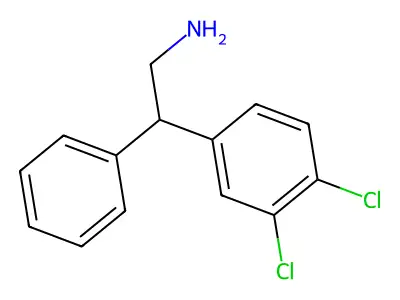 2-(3,4-Dichlorophenyl)-2-phenylethan-1-amine structure