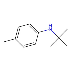 Benzenamine, N-(1,1-dimethylethyl)-4-methyl- structure