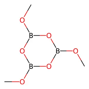 Boroxin, 2,4,6-trimethoxy- structure