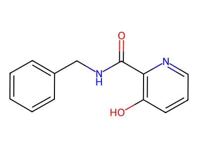 3-Hydroxy-N-(phenylmethyl)-2-Pyridinecarboxamide structure