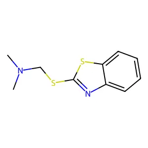 1-(2-苯并噻唑硫基)-N,N-二甲基甲胺 structure