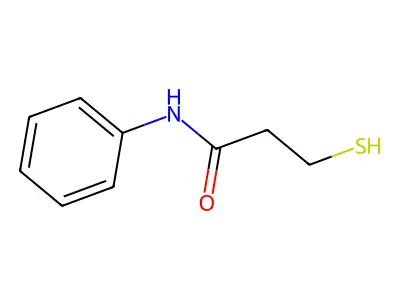 N-苯基-3-巯基丙酰胺 structure
