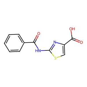 2-(Benzoylamino)-1,3-thiazole-4-carboxylic acid structure