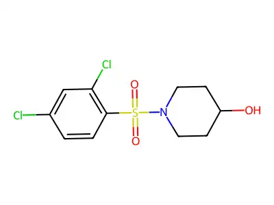 1-((2,4-Dichlorophenyl)sulfonyl)piperidin-4-ol structure