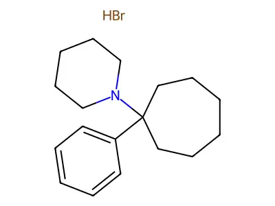Piperidine, hydrobromide (1:1) structure