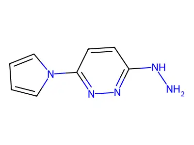3-Hydrazino-6-pyrrol-1-ylpyridazine structure