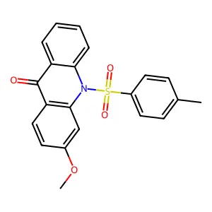 9-ACRIDANONE, 6-METHOXY-10-(p-TOLYLSULFONYL)- structure