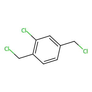 Benzene, 2-chloro-1,4-bis-(chloromethyl) structure