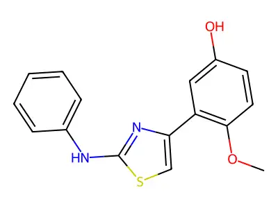 4-Methoxy-3-[2-(phenylamino)-1,3-thiazol-4-yl]phenol structure